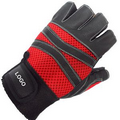 PU Leather Half Finger Sport Golves Bike Gloves